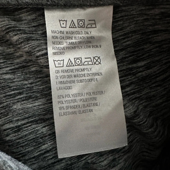 Susan Graver Weekend heather gray jersey knit size XL #1501 - Picture 5 of 6